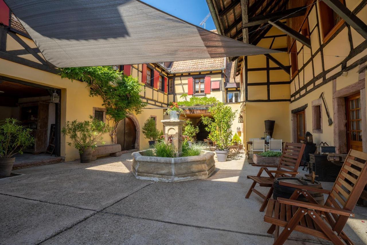 Appartements - La Cour St Fulrad Saint-Hippolyte  Bagian luar foto